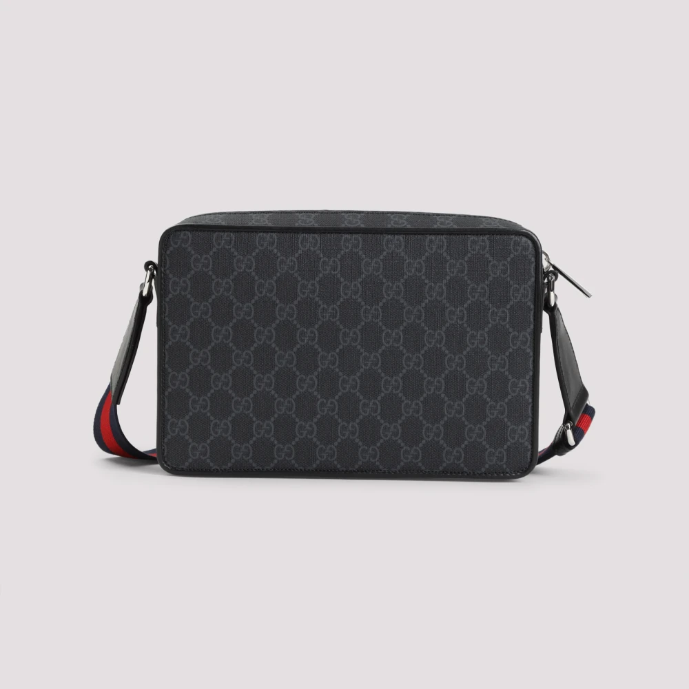 Gucci Medium GG Crossbody Tas Black Heren