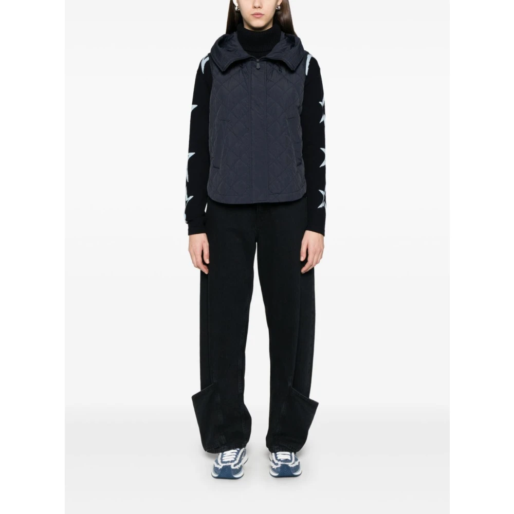 Peuterey Blauwe Gebreide Jas Dameskleding Blue Dames