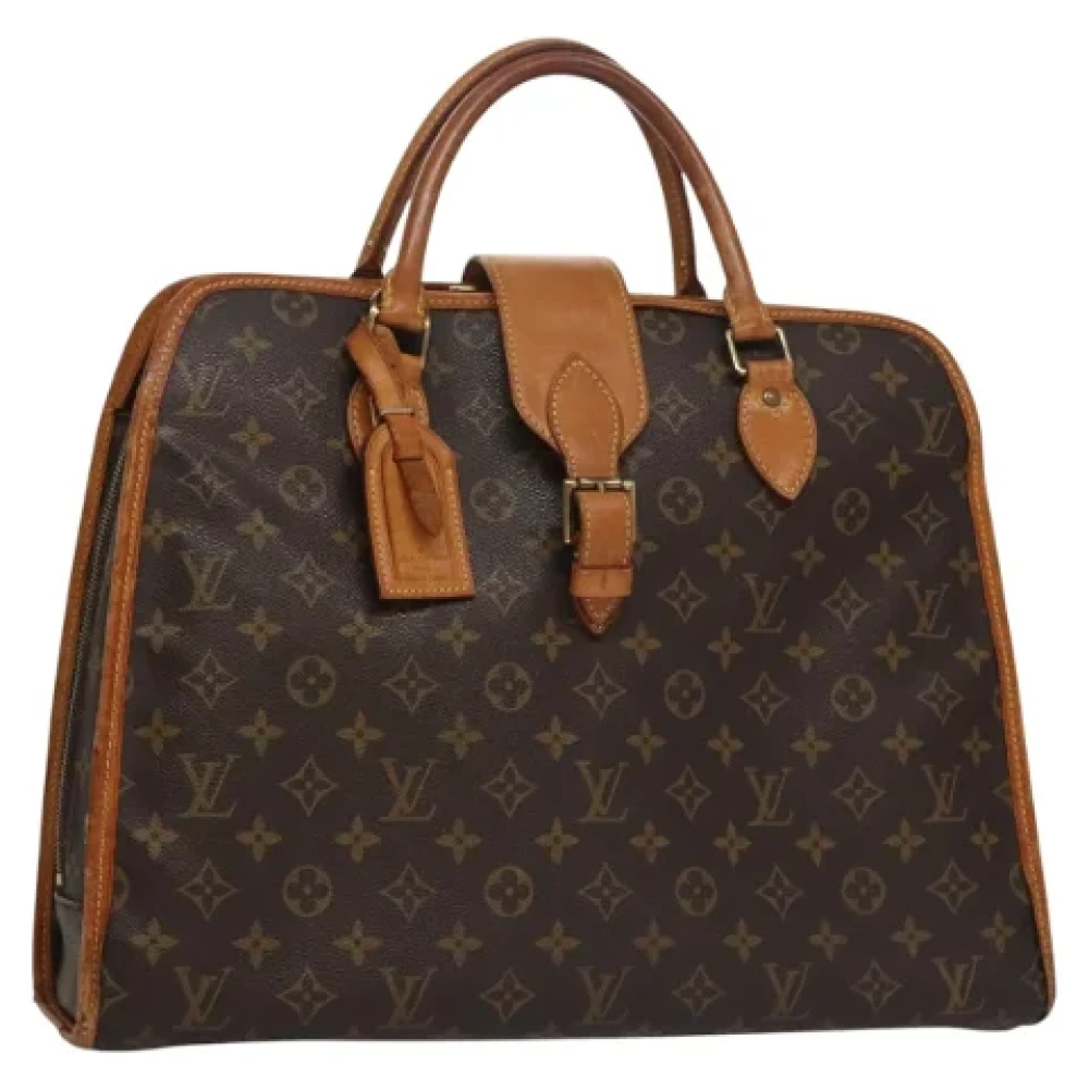 Louis Vuitton Vintage Pre-owned Canvas handbags Brown Dames