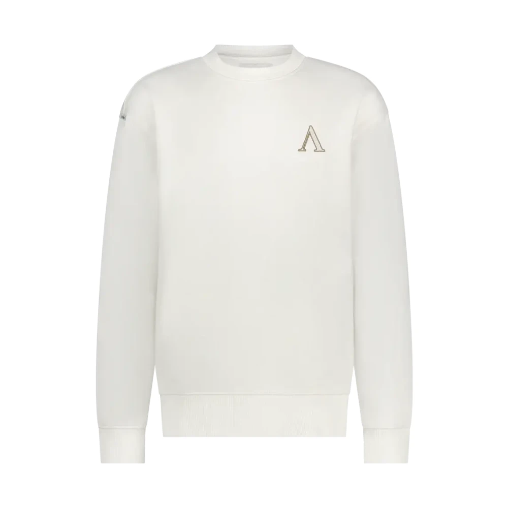 Aeden Off White Fox Sweater White Heren