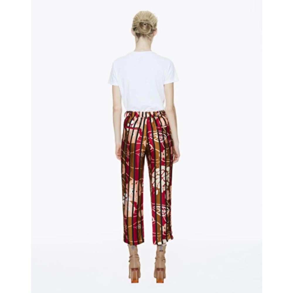 Manila Grace Gedrukte Broek Multicolor Dames