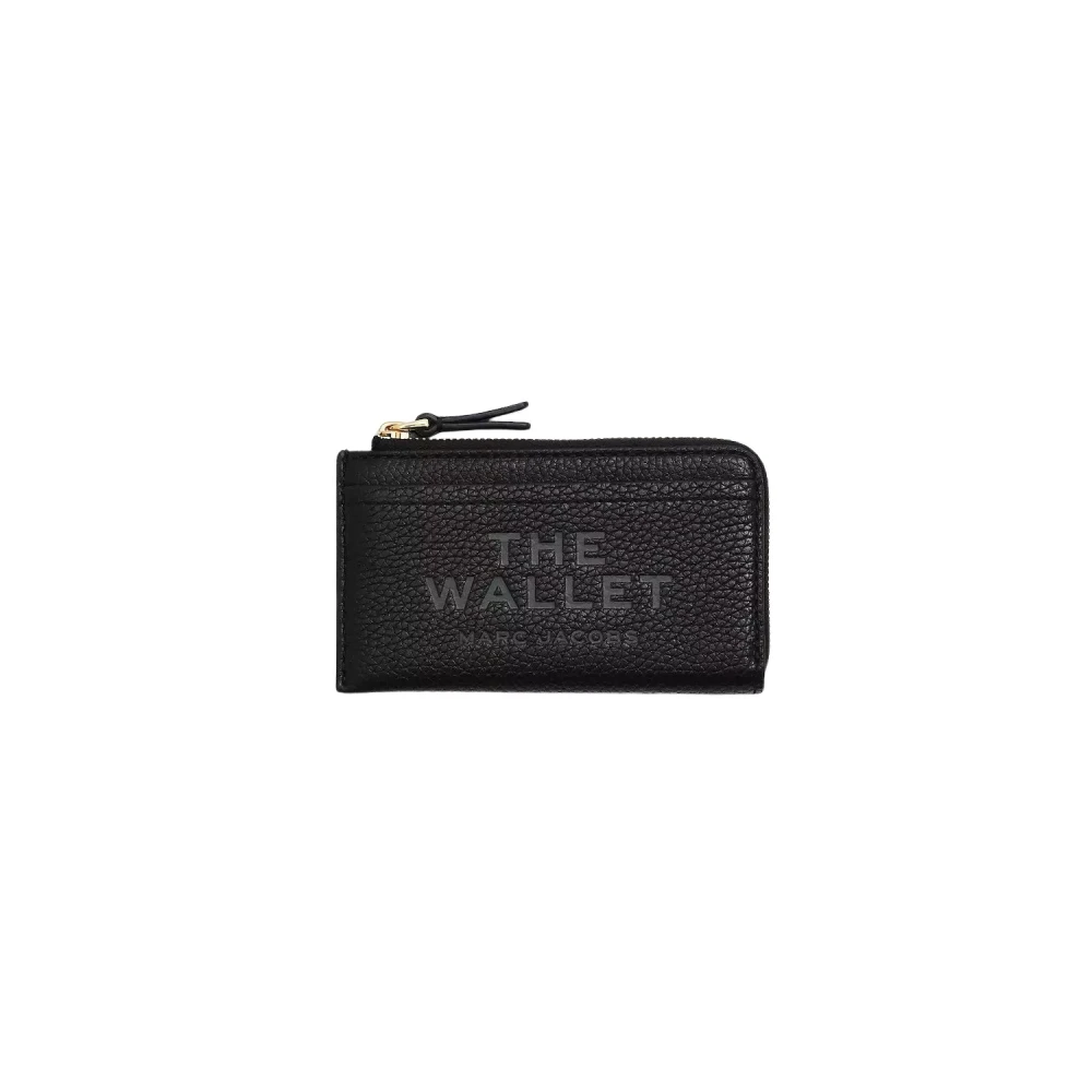 Marc Jacobs Leather Wallet - Female - Wallets & Cardholders - Black - One Size - Accessories - Image 2