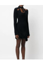 black-knit-crossover-dress