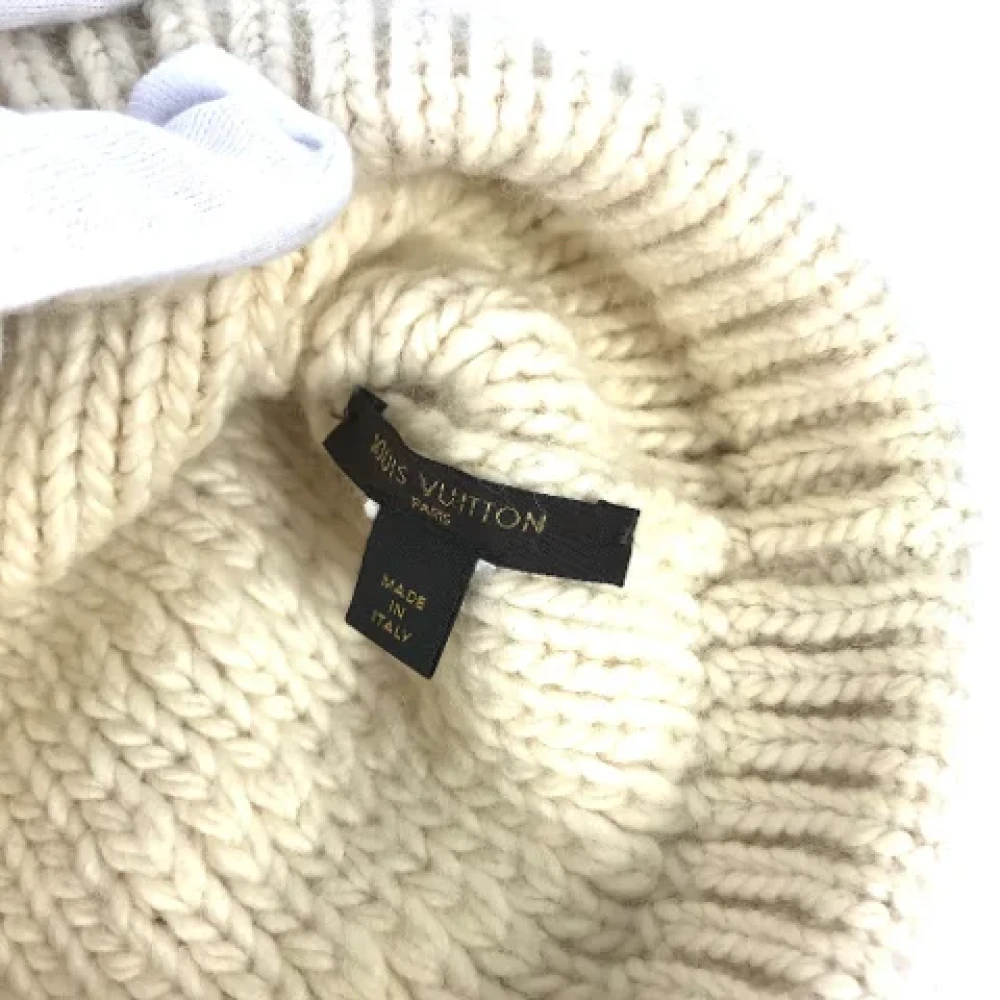 Louis Vuitton Vintage Pre-owned Wool hats White Dames