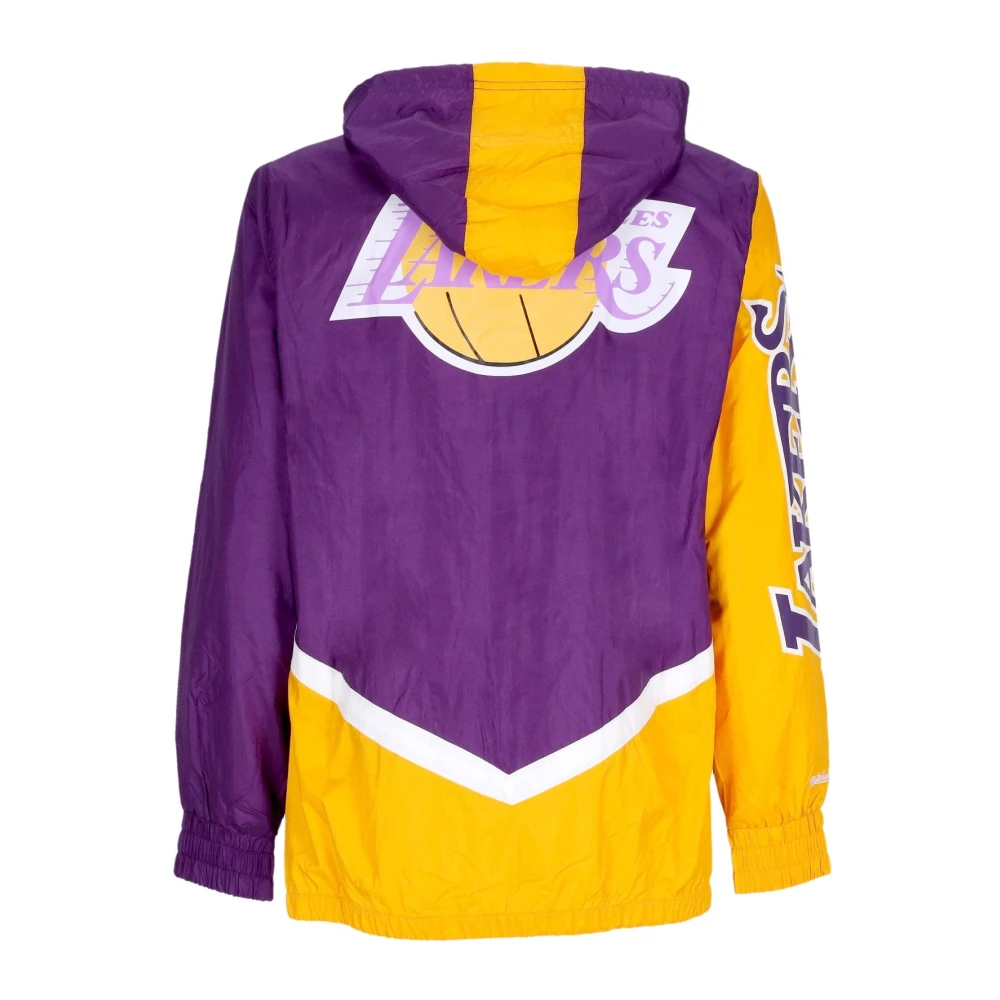 Mitchell & Ness NBA Paarse Windbreaker Jas Purple Heren