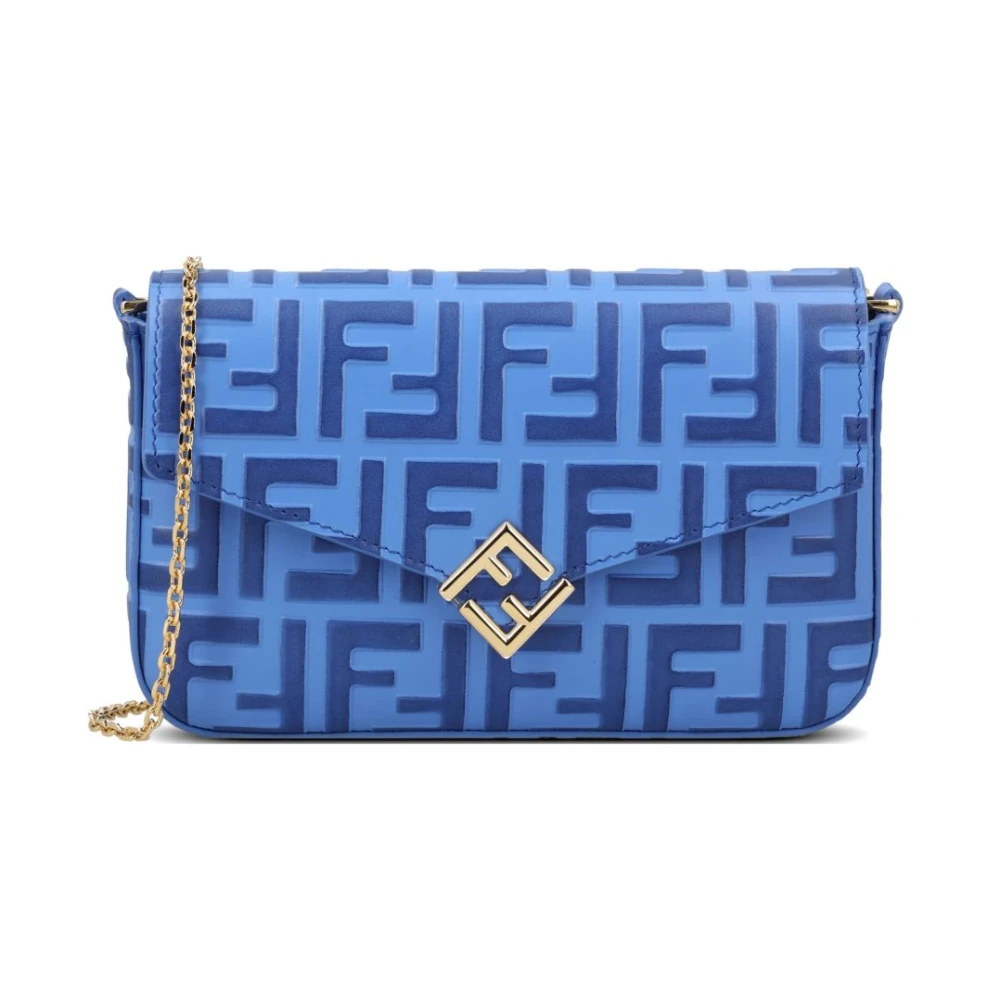 Fendi Cross Body Bags, Female, One Size, Bags.. Navy Blue