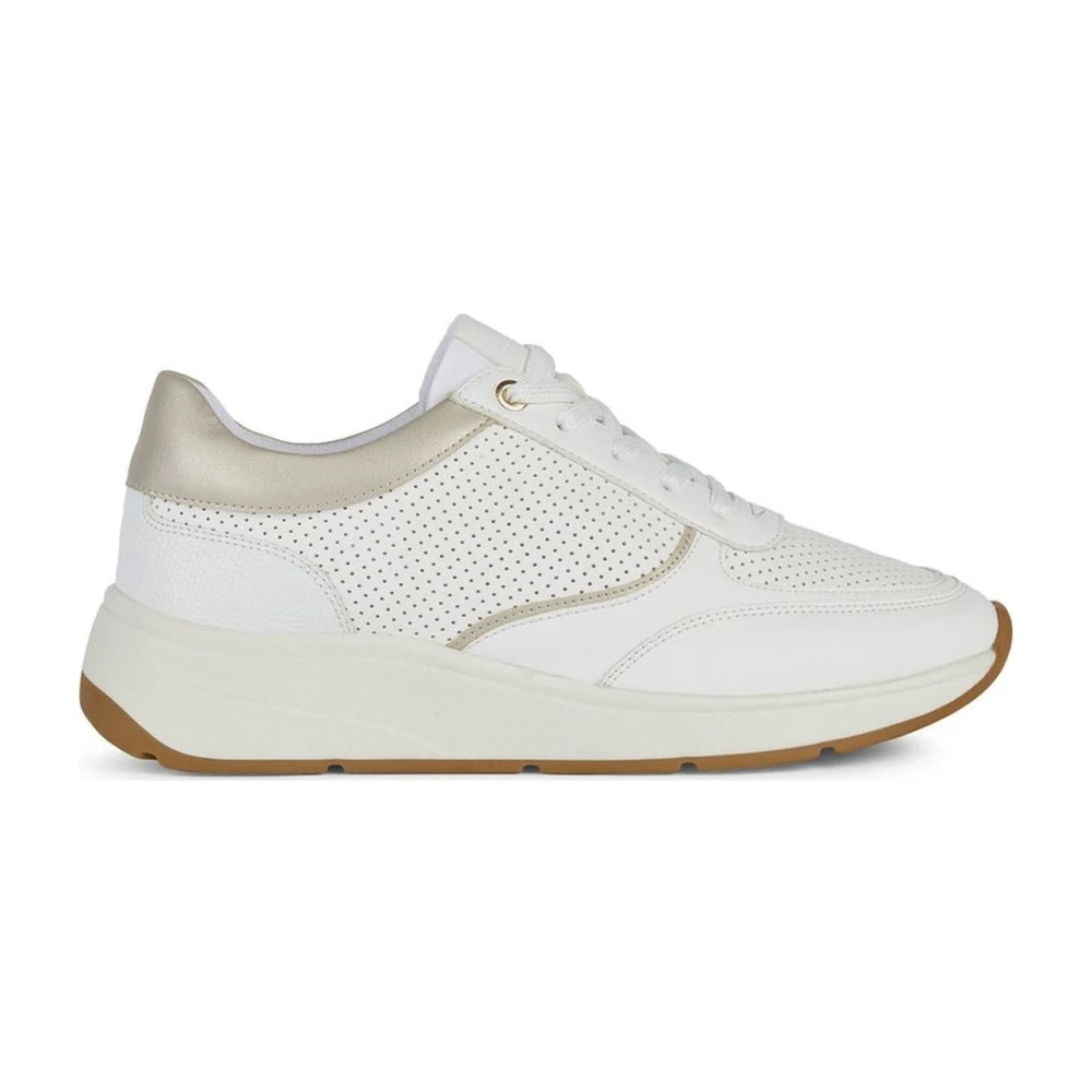 Geox Women's White Sneakers, 4 Uk, Cristael Trainers For