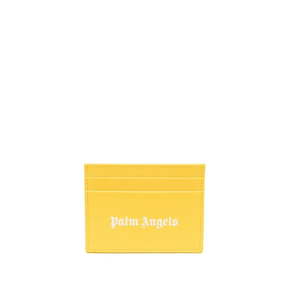 Palm Angels Plånbok/korthållare Gul Unisex