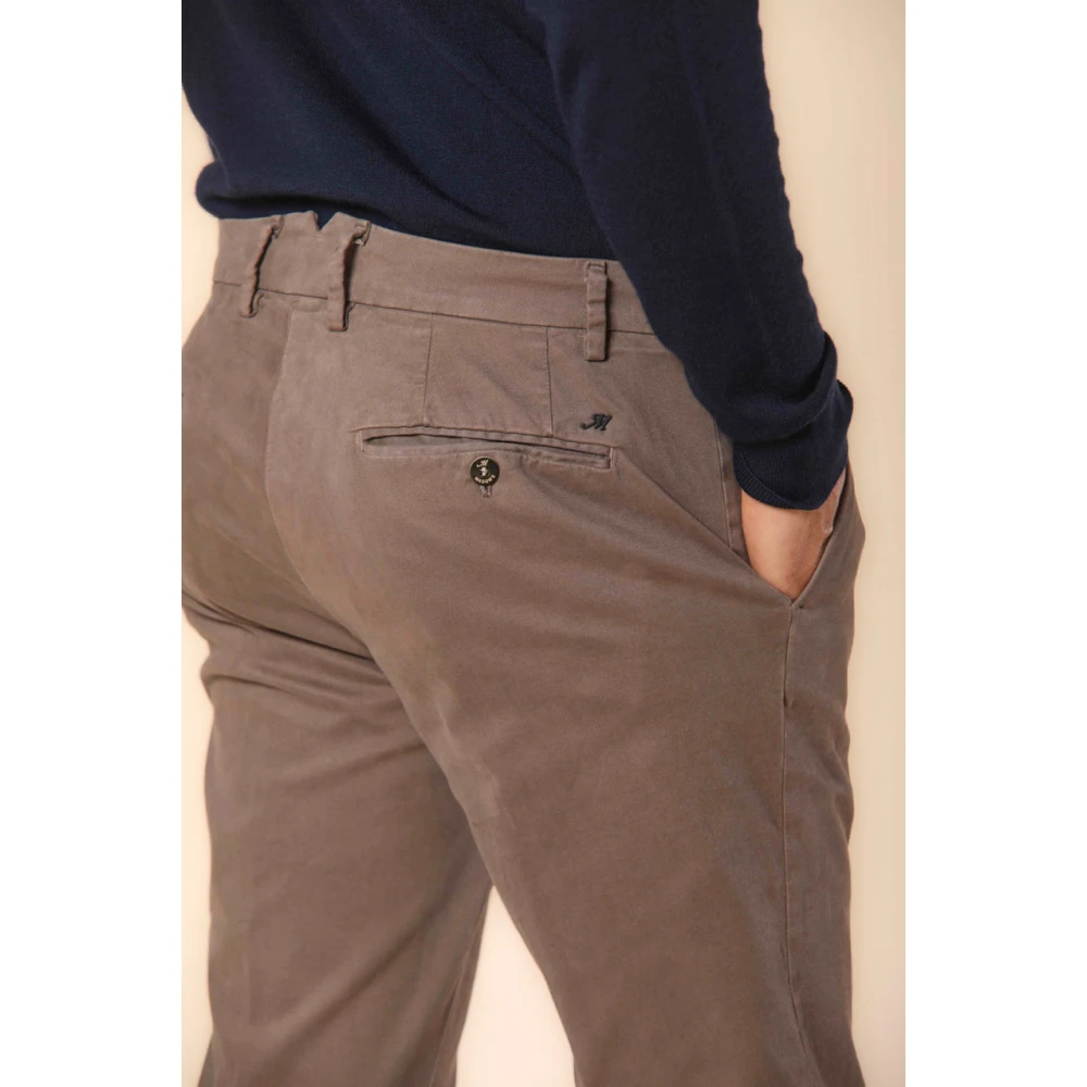 Mason's Chino broek met sartoriale details Brown Heren