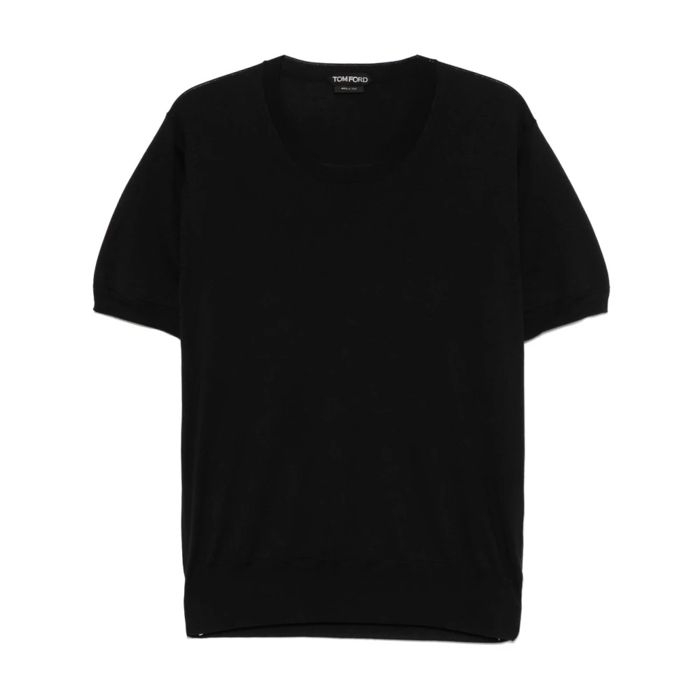 Tom Ford Zwarte T-shirts en Polos Black Heren