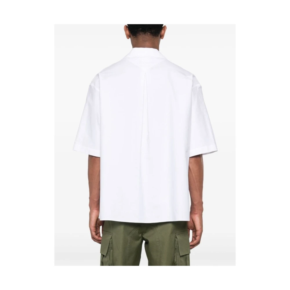 Kenzo Short Sleeve Shirts White Heren