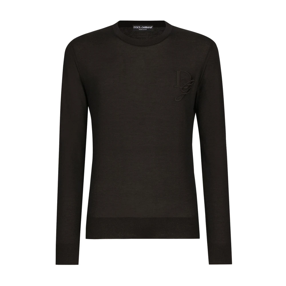 Dolce & Gabbana Stijlvolle Gebreide Trui in Diverse Kleuren Black Heren