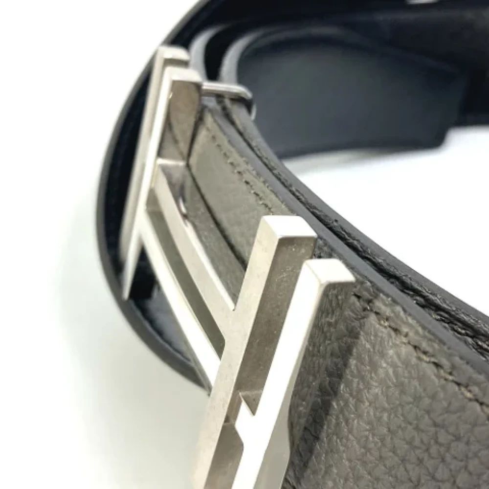 Hermès Vintage Pre-owned Leather belts Gray Dames