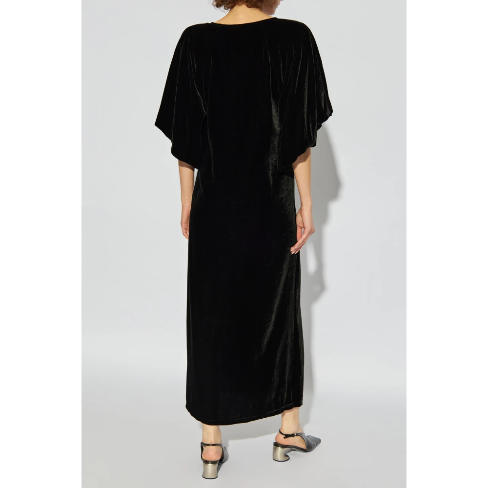 By Malene Birger Fluwelen jurk Rosae By Herenne Birger Black Dames