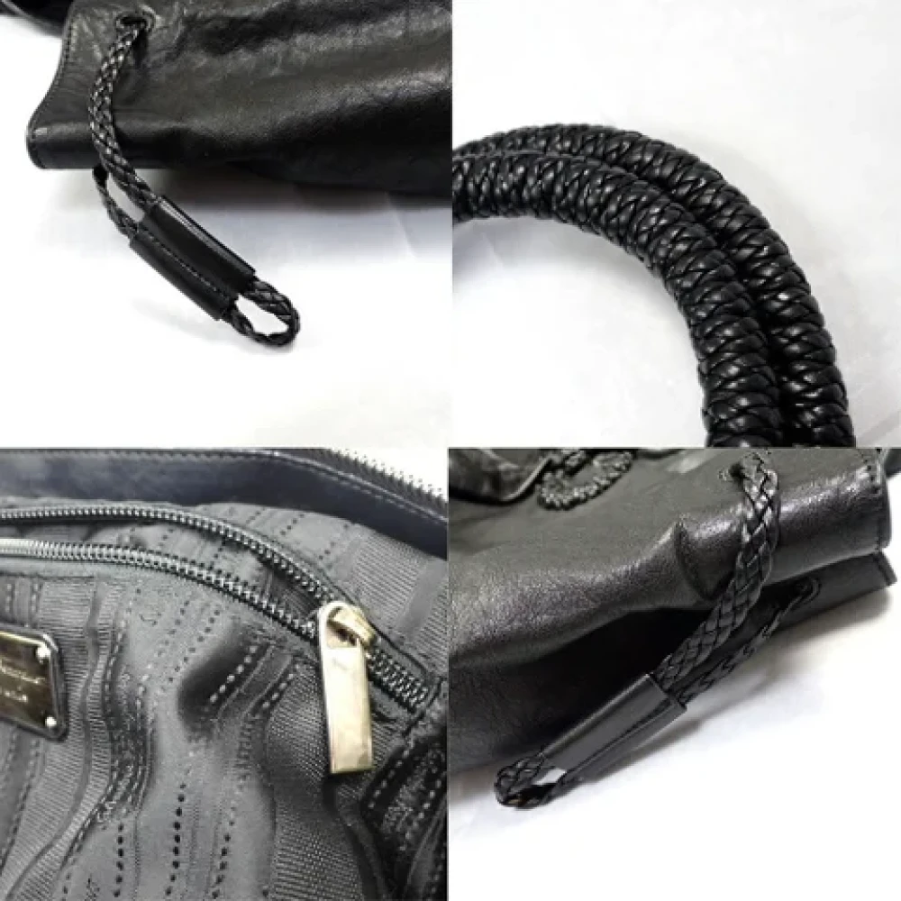 Salvatore Ferragamo Pre-owned Leather totes Black Dames