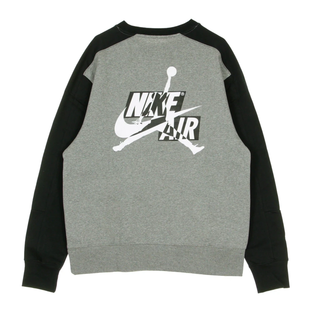Jordan Klassieke Carbon Crewneck Sweatshirt in Zwart Multicolor Heren