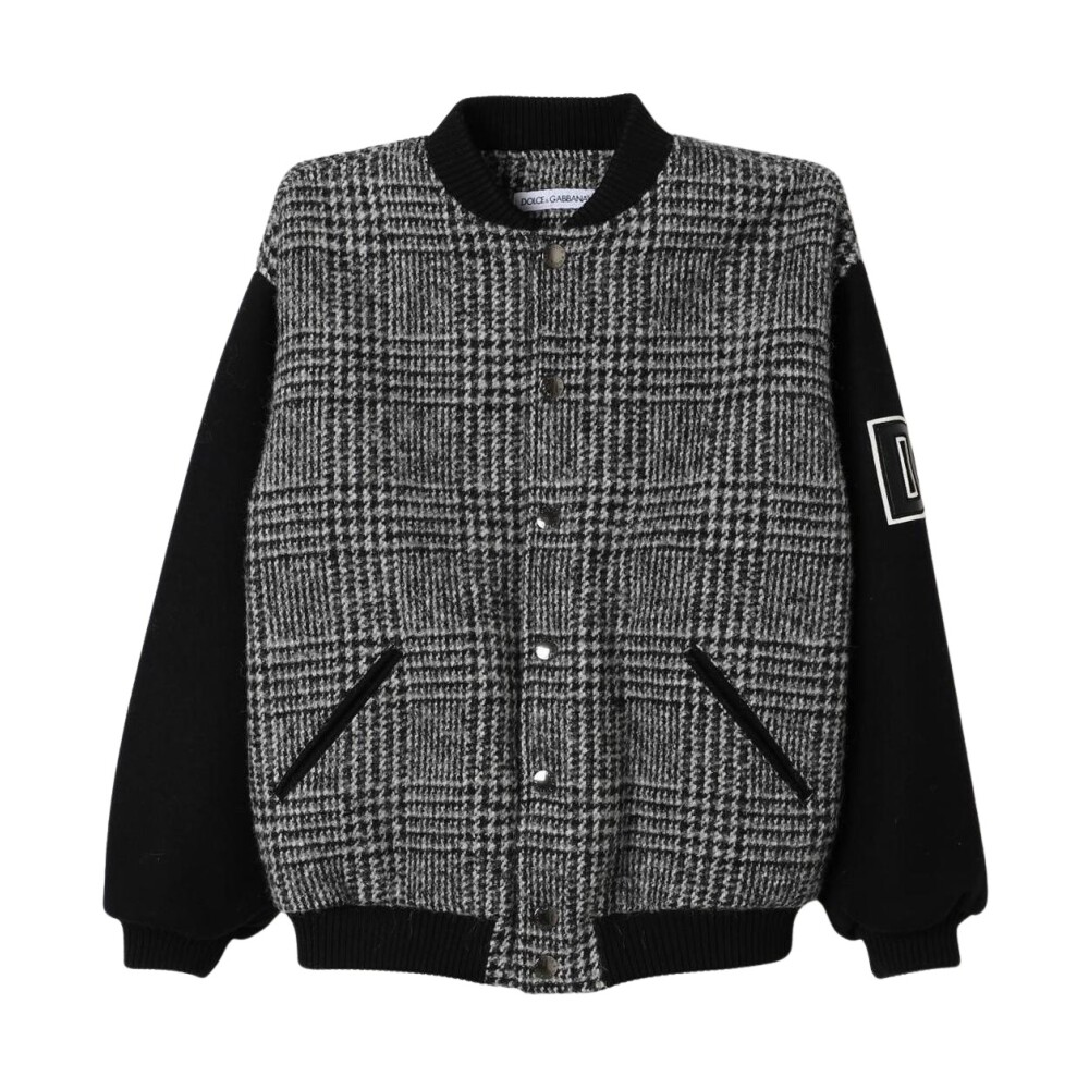 maison de dolce. light jacket black 新品 Dolce & Gabbana Quilted Leather Bomber Jacket | Sendegaro SG