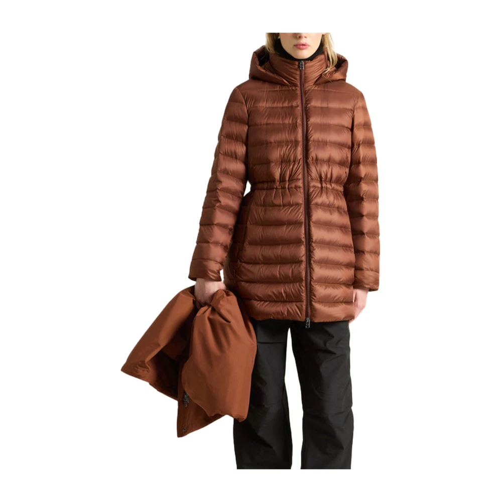 Woolrich 3-in-1 Parka Katoenen Jas Brown Dames