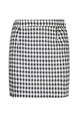 Gingham Mini Skirt