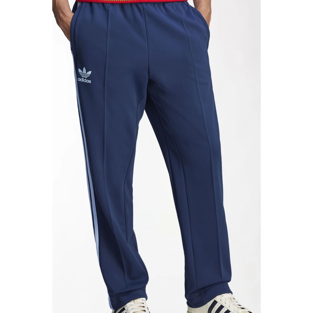 Adidas Nylon Trackpants in Conavy Blue Heren
