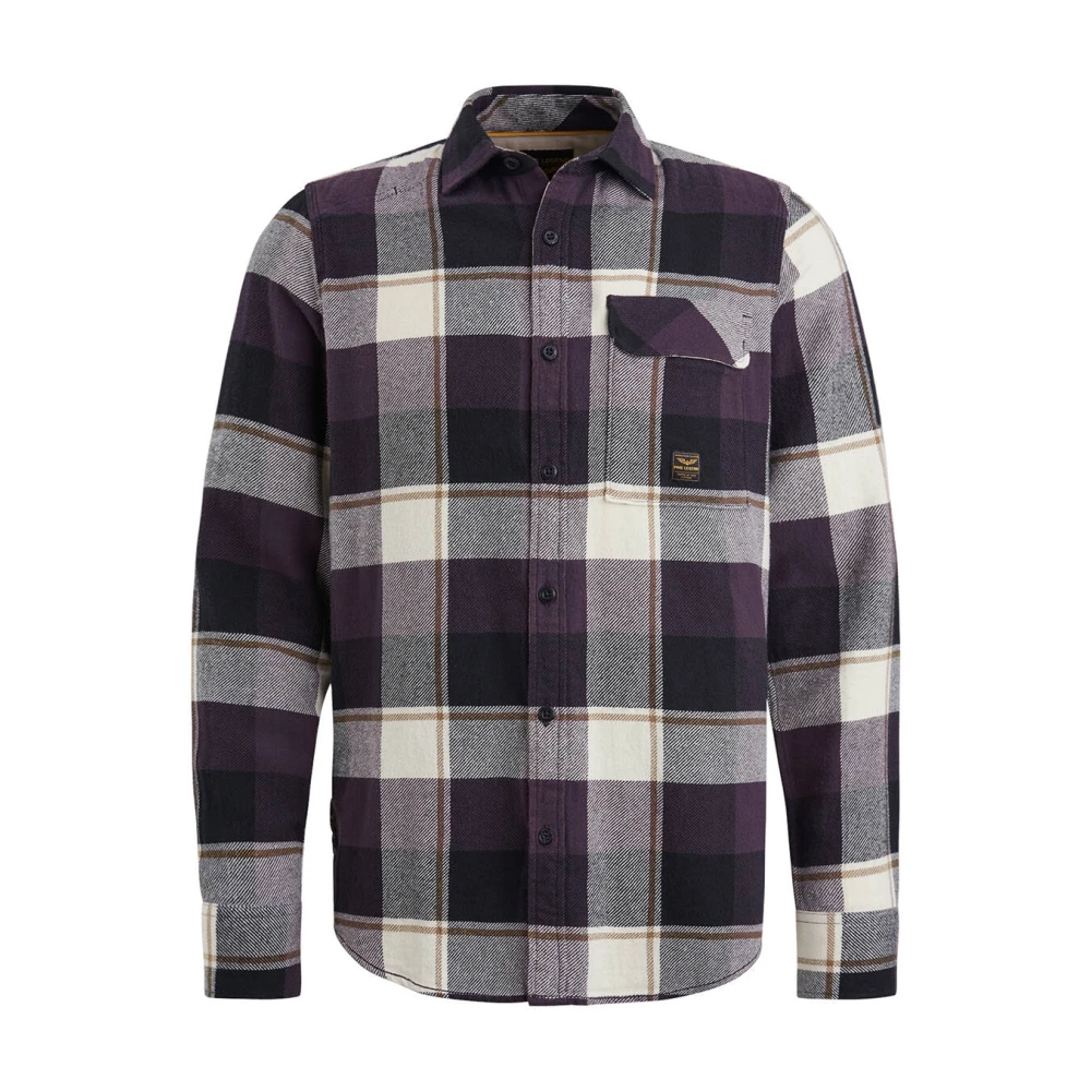 PME Legend Flanellen Overhemd Lange Mouw Multicolor Heren