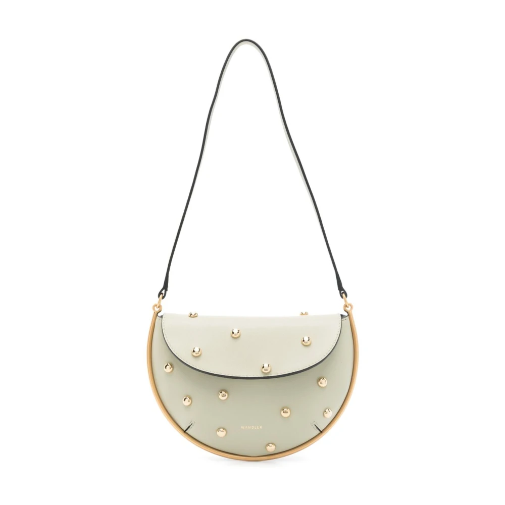 Wandler Salie Groene Schoudertas met Overslag Beige Dames