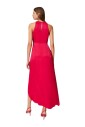 robe-longue-fuchsia-avec-col-rond