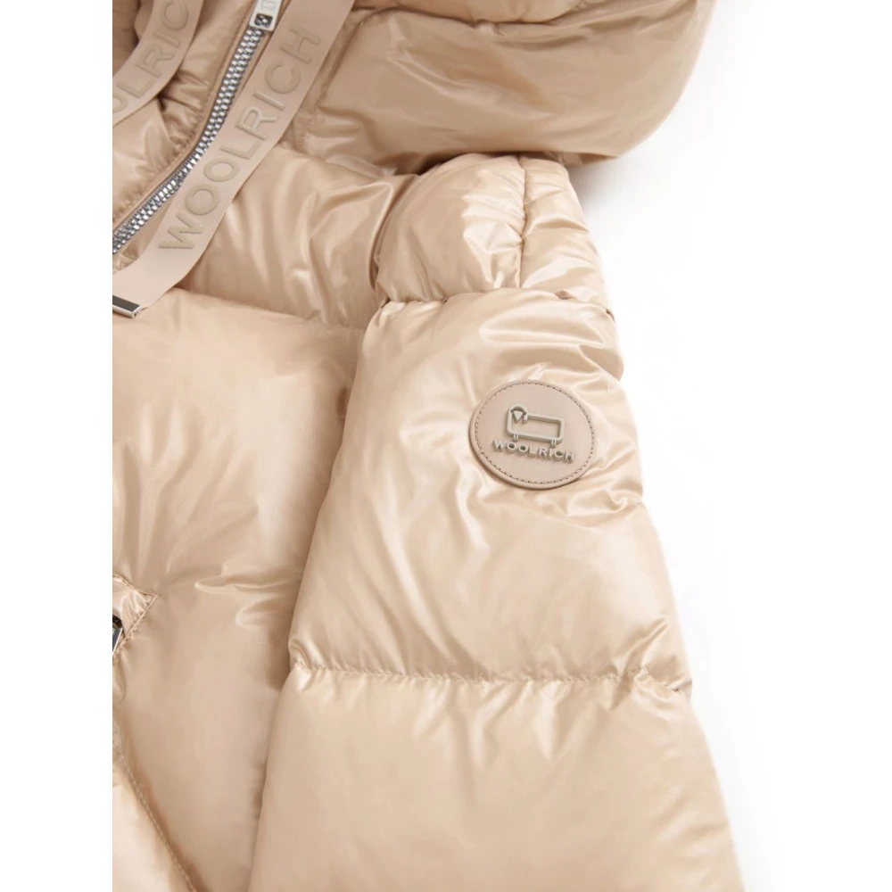 Woolrich Witte Jas voor Stijlvolle Outfits White Dames