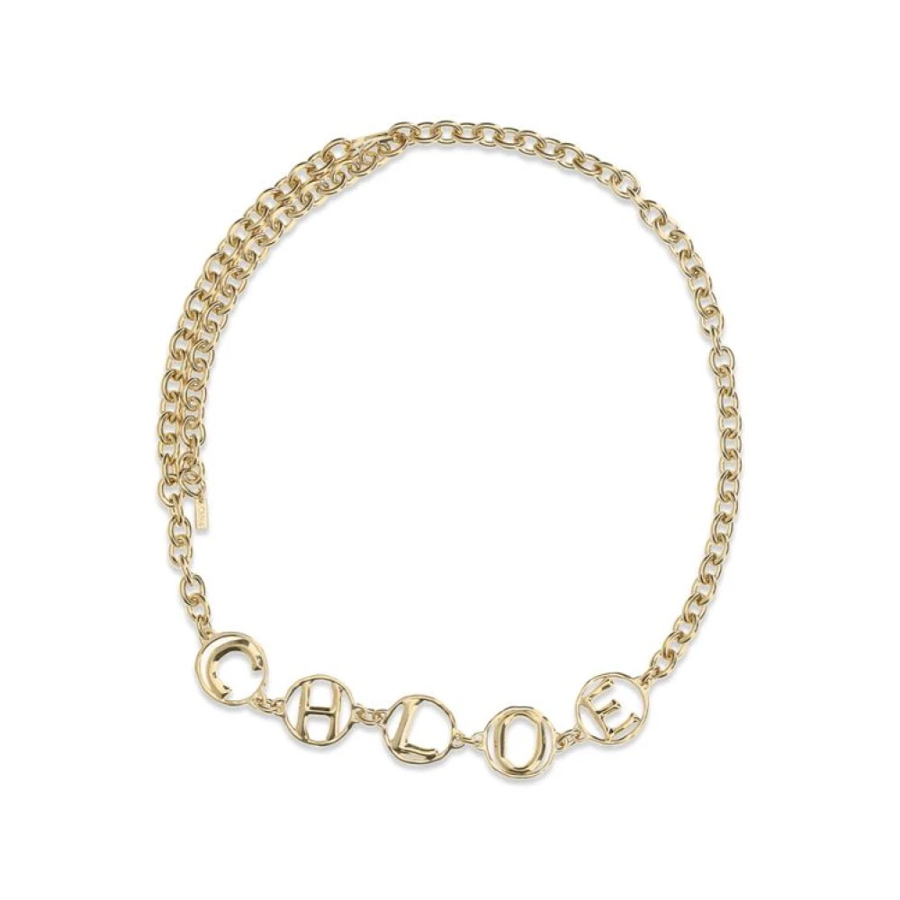 Chloé Script Jewelry Belt - Female - Necklaces - Yellow - One Size - Accessories - Image 4