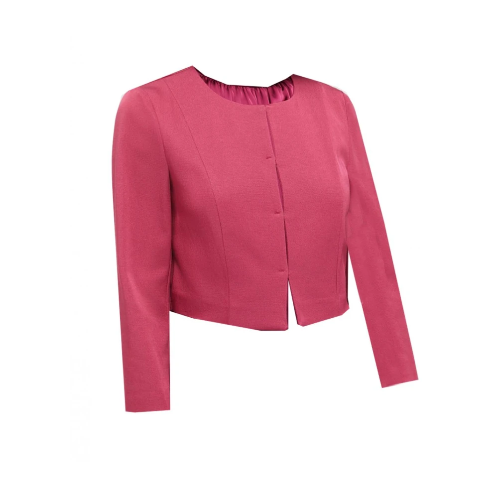 Pennyblack Gestreepte Katoenen Jas Red Dames