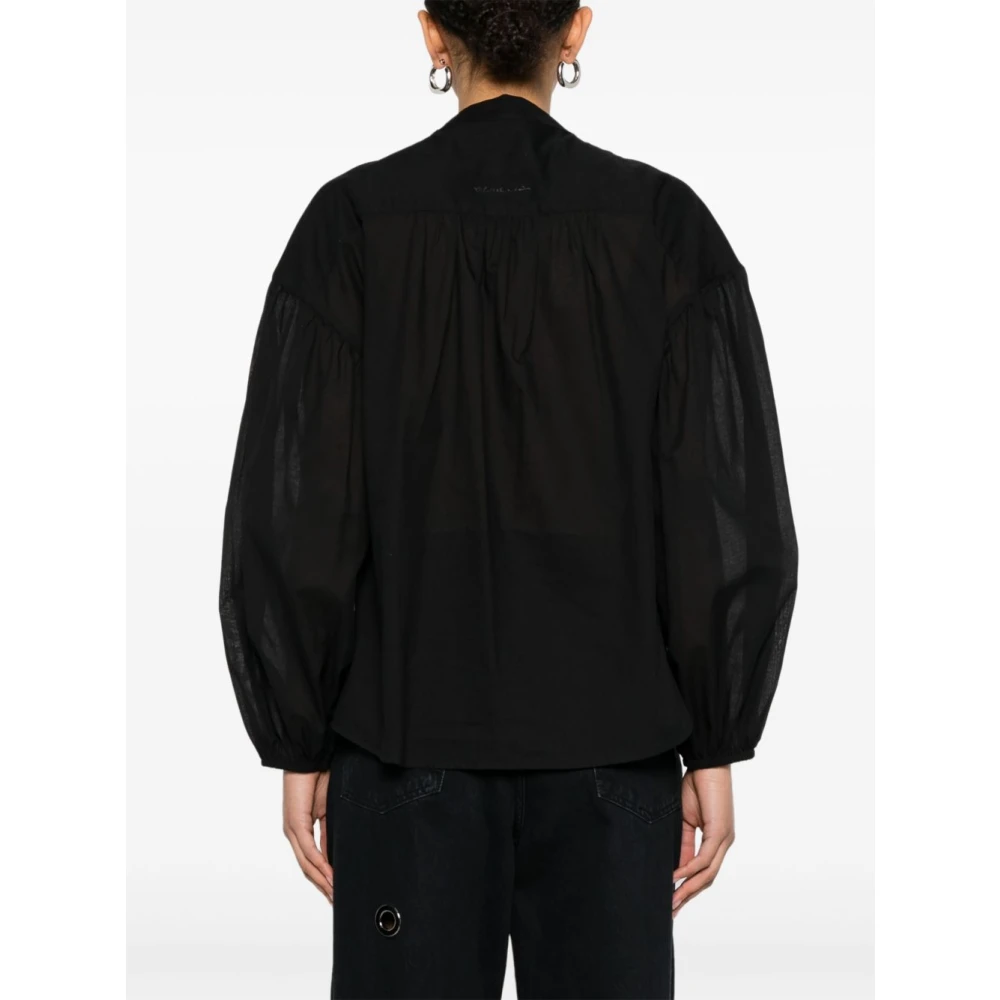Ermanno Scervino Zwart zee kleding met voorkant strik Black Dames