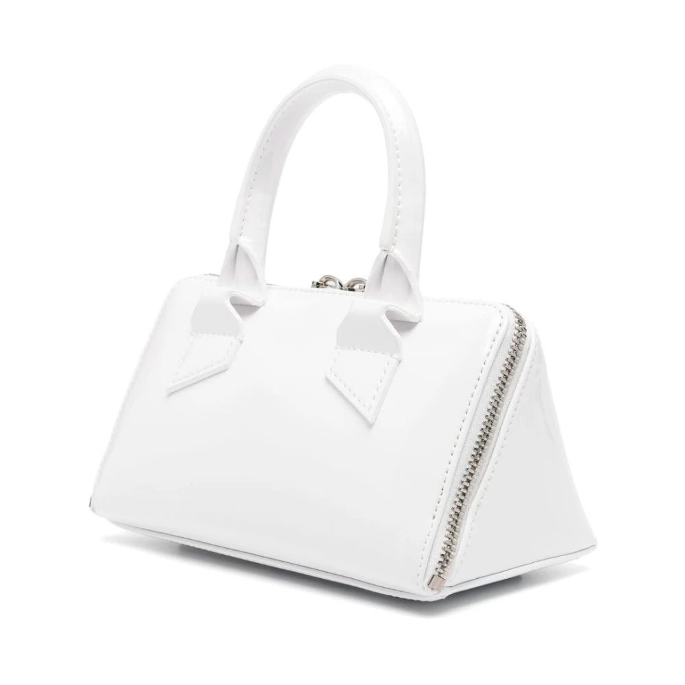 The Attico Witte Schoudertas voor Vrouwen White Dames