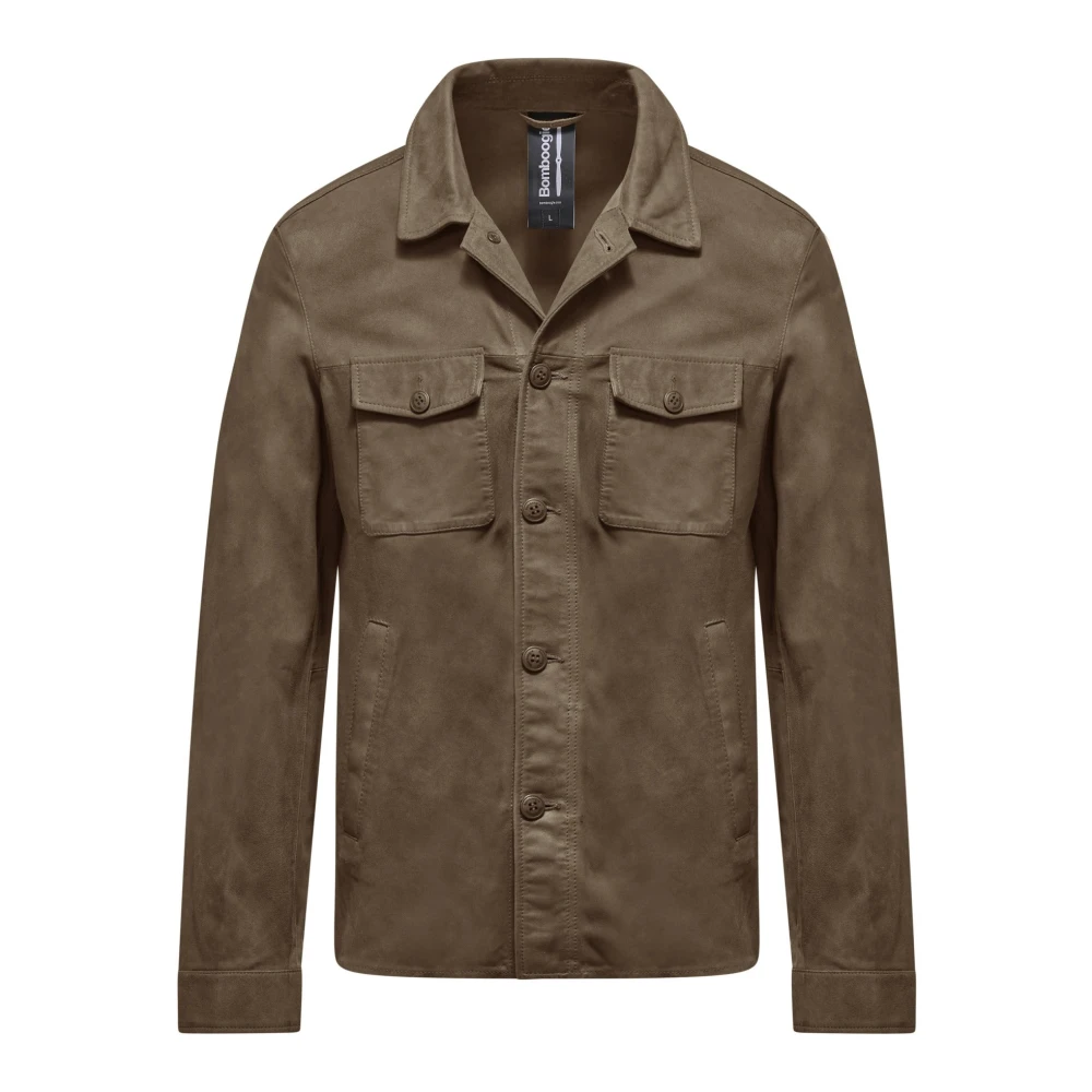 Jackets > Leather Jackets - - BomBoogie - Modalova