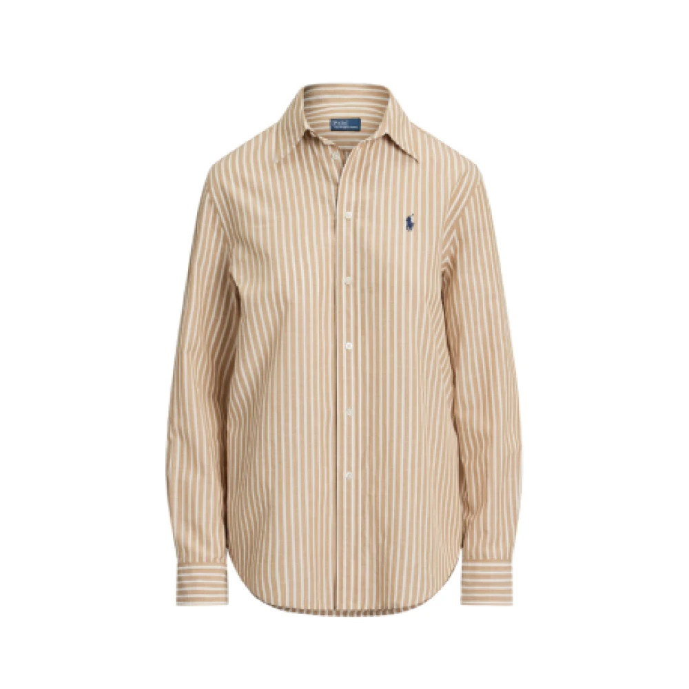 Ralph Lauren Women's Beige Shirts, Xs, Checked Shirt