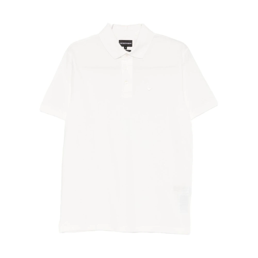 Emporio Armani Mannelijk Wit Tops Heren, 2XL, T-Shirts En Polo's