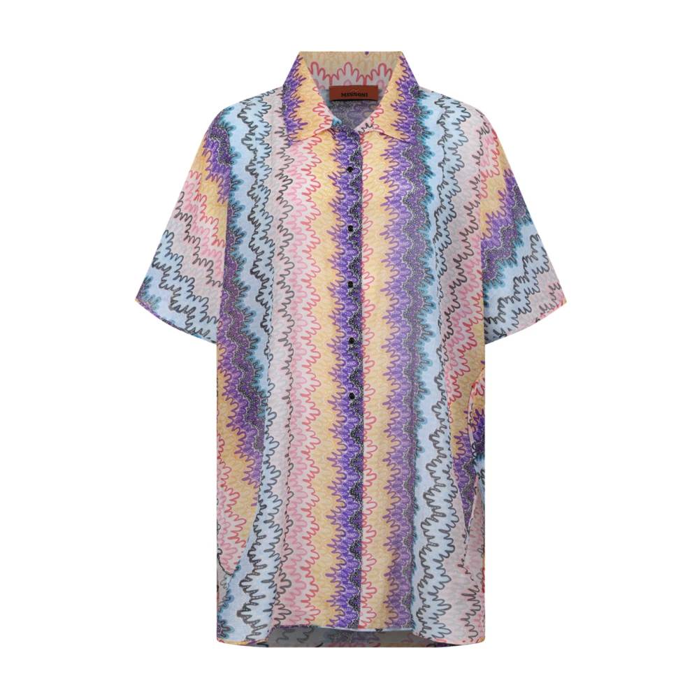 Missoni Women's Multicolor Shirts - Shirt Dresses - L - Dresses