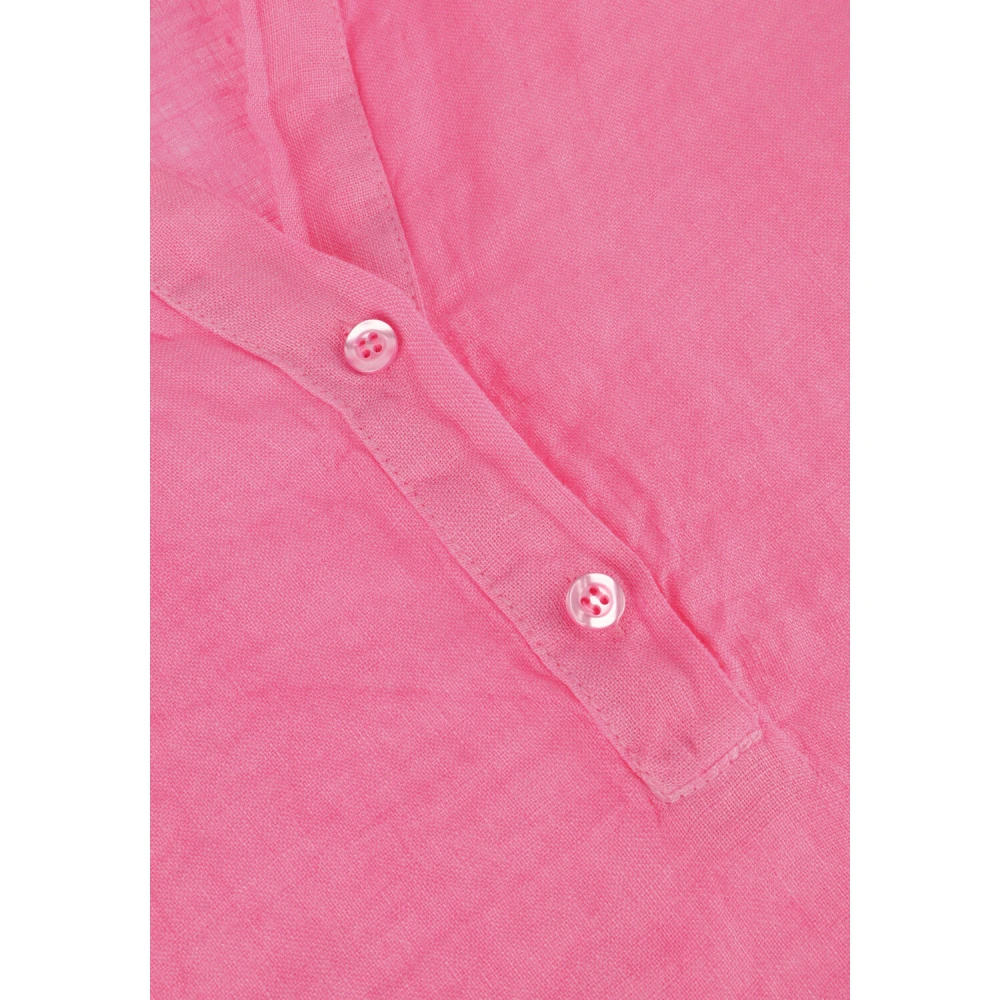 Nukus Roze Cosie Top Casual Chic Pink Dames