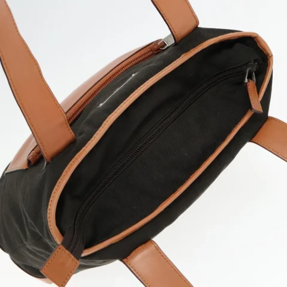 Gucci Vintage Pre-owned Canvas totes Green Dames