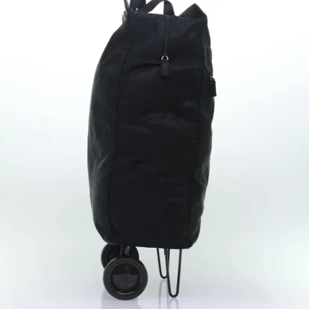 Prada Vintage Pre-owned Nylon travel-bags Black Dames
