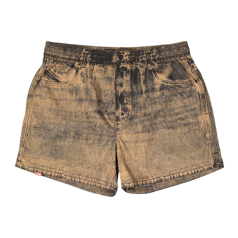 Diesel Stijlvolle zwemshorts voor mannen Brown Heren