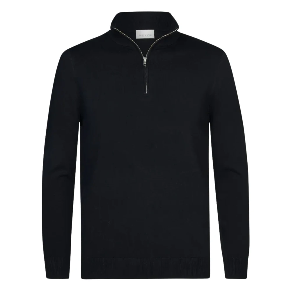 Profuomo , Herren, Strickwaren, Blau, L 