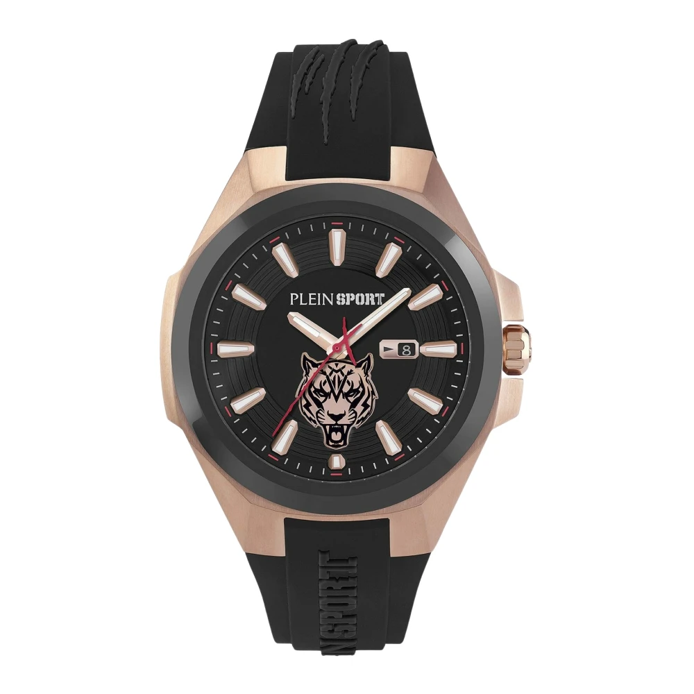 Plein Sport Men's Black Watches, One Size, Analog Quartz Watch