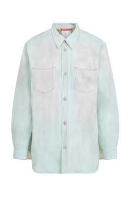 chemise-en-coton-vert-menthe