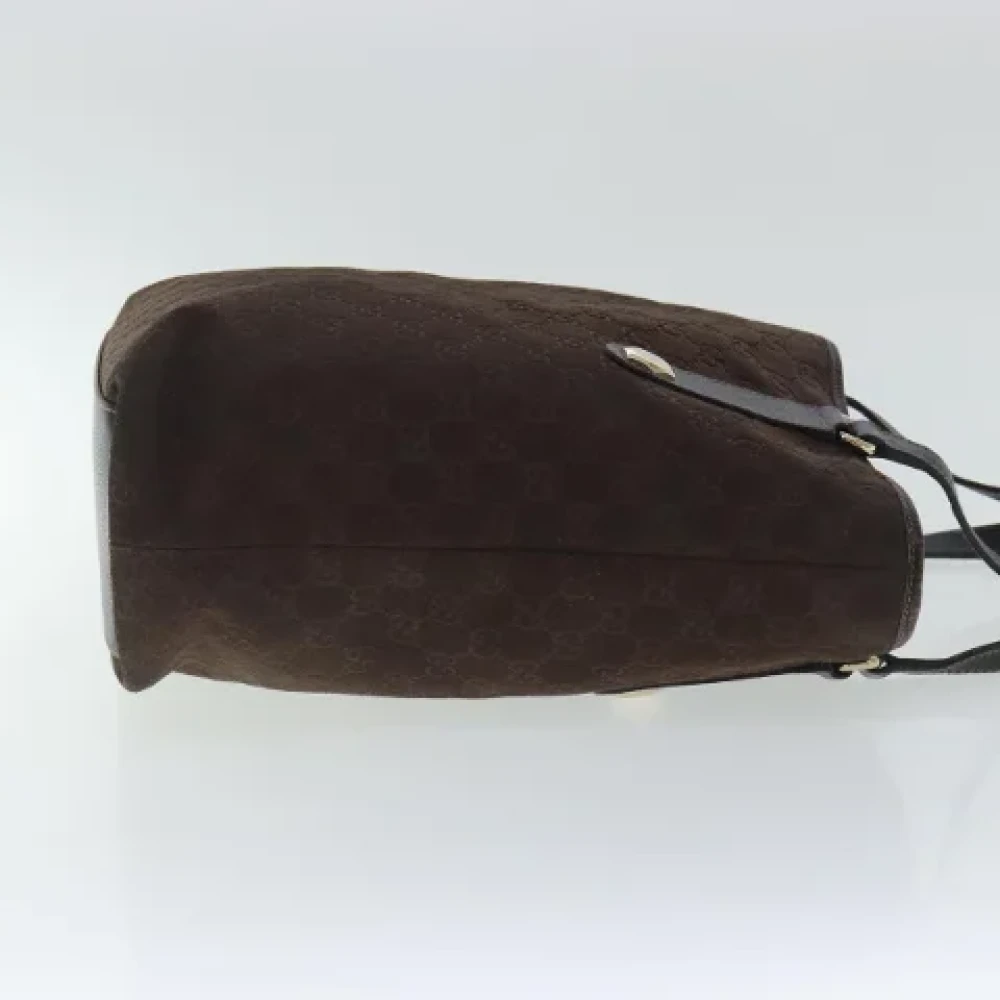 Gucci Vintage Pre-owned Canvas totes Brown Dames