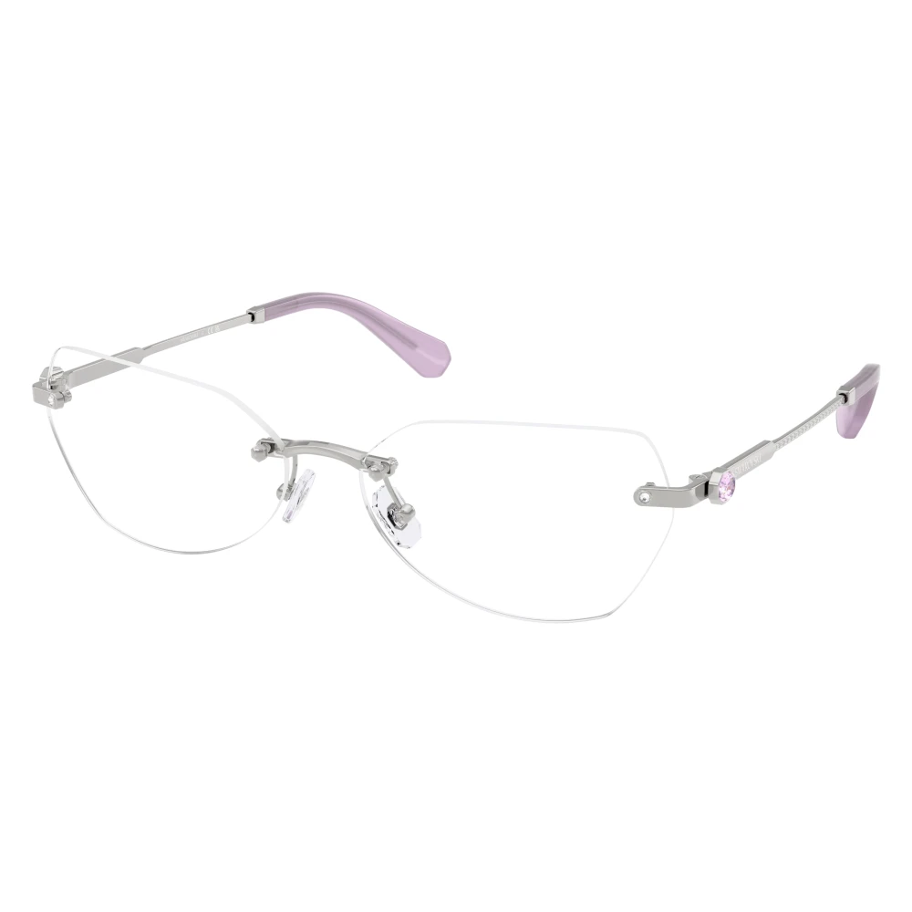 Swarovski SK 1031 Metal Eyeglasses 58-16-140 Silver - Image 3
