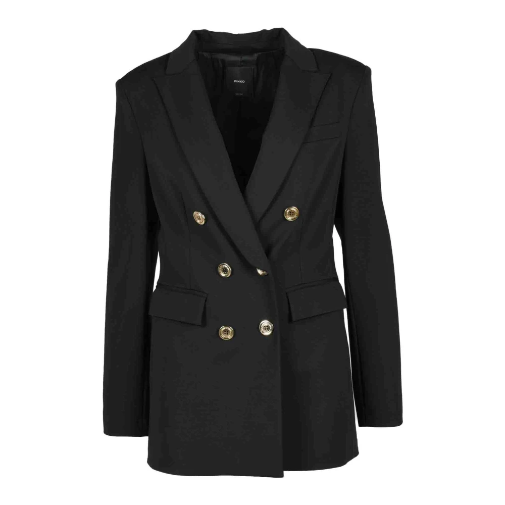 Pinko Elegante Blazer met Stretchstof Black Dames