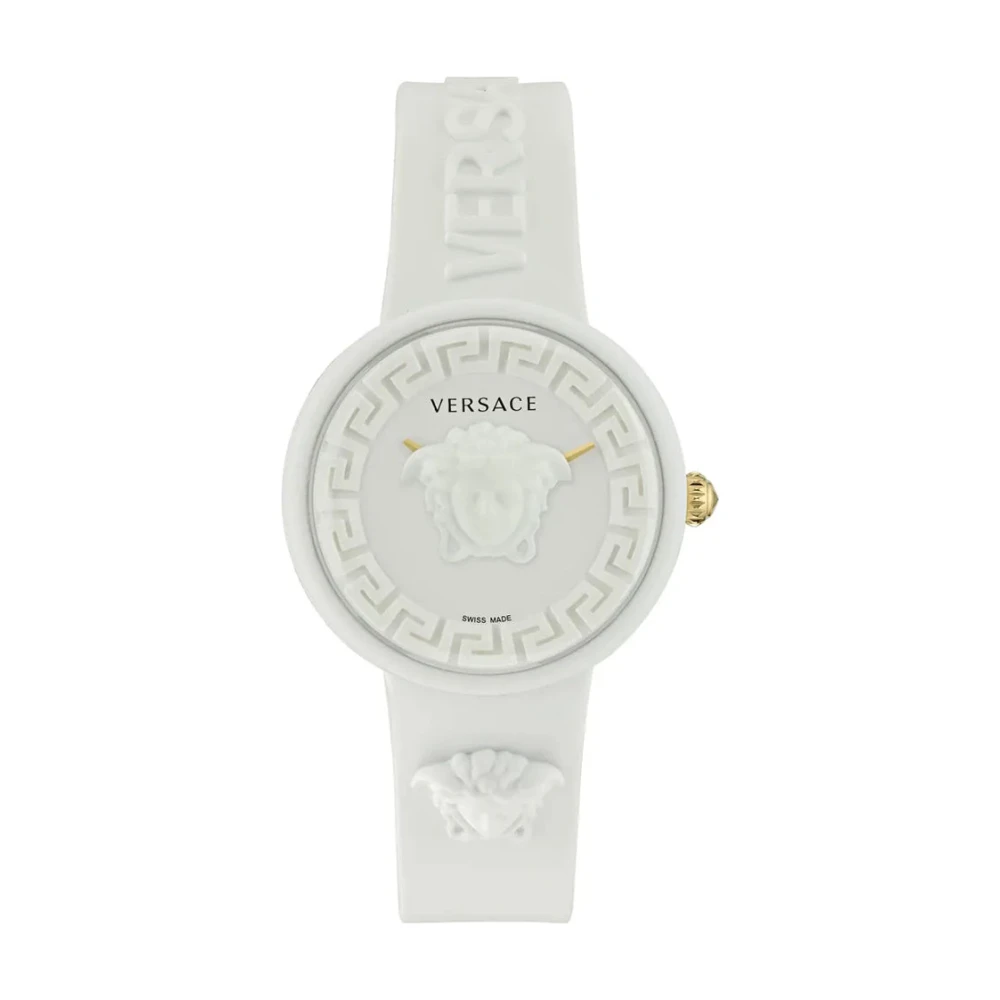 Versace Unisex White Watches, One Size, Medusa Pop