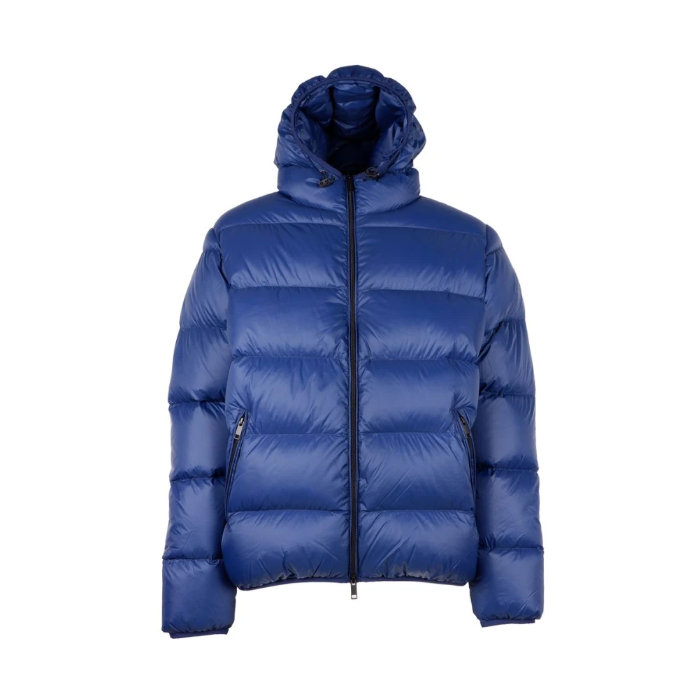 Centogrammi Elegante Nylon Donsjas Blue Heren