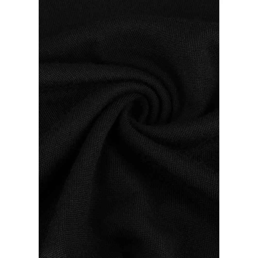Hugo Boss Elegante Zwarte Coltrui Black Heren