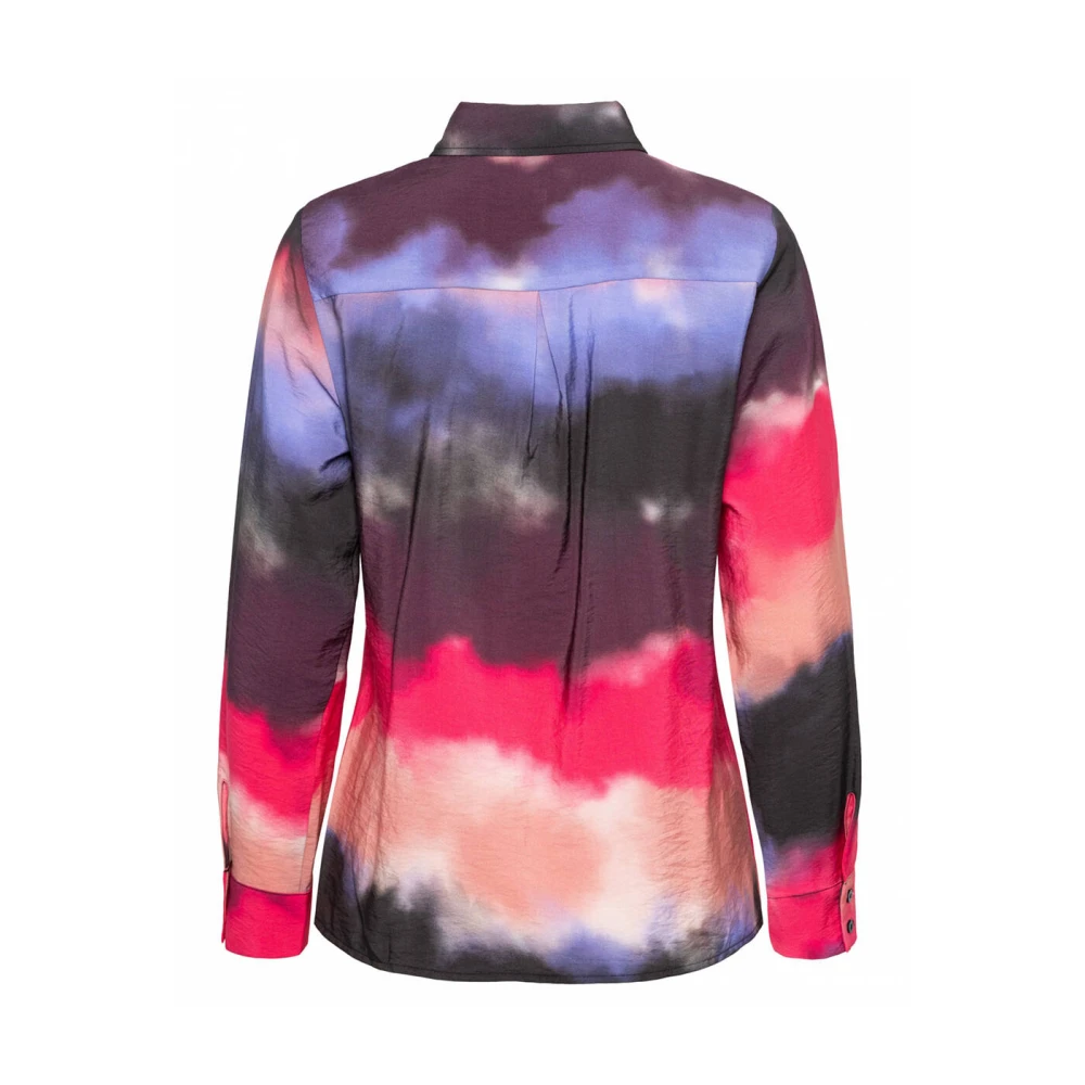 &Co Woman Watercolor Line Blouse Multicolor Dames